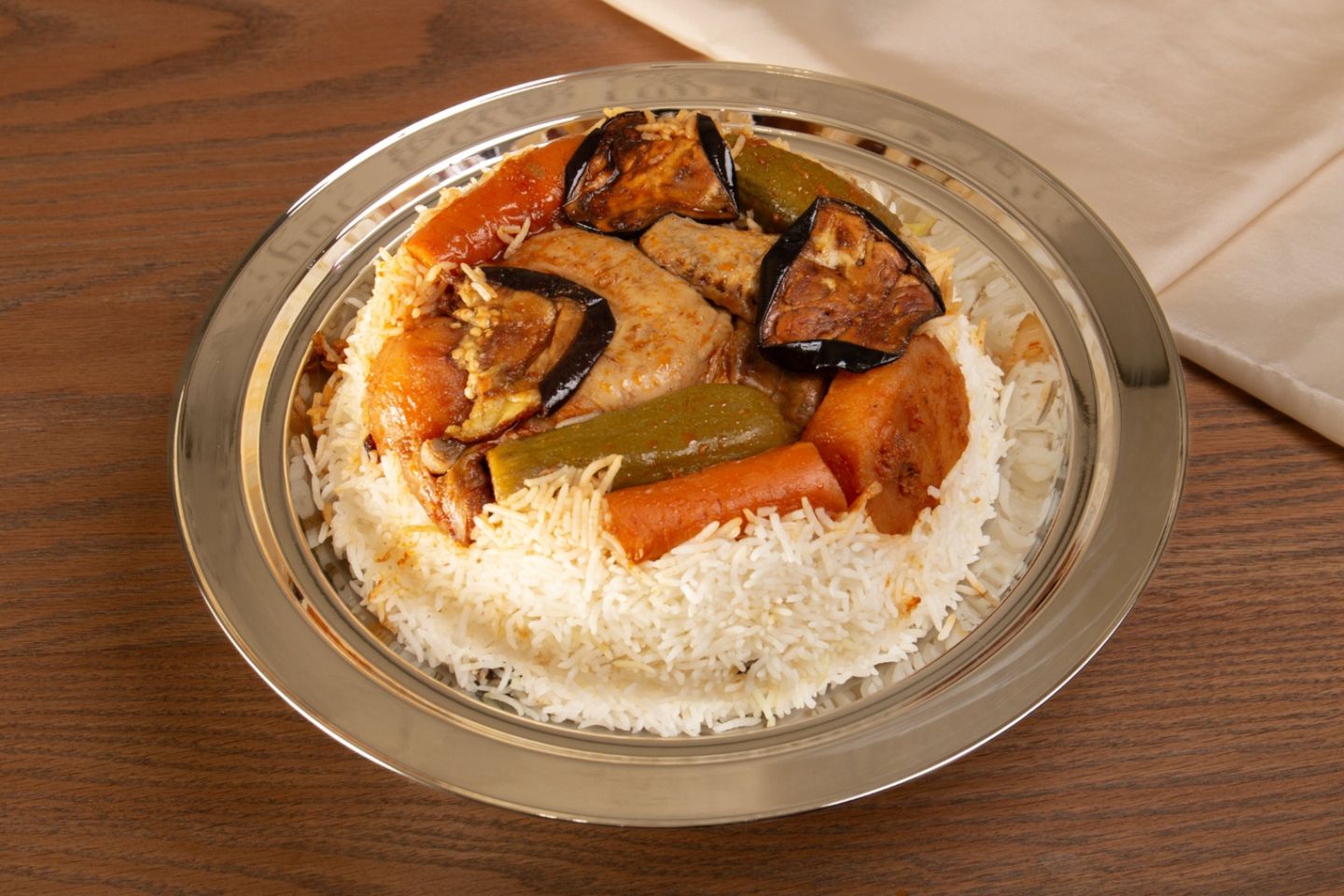 مقلوبة نصف دجاجة