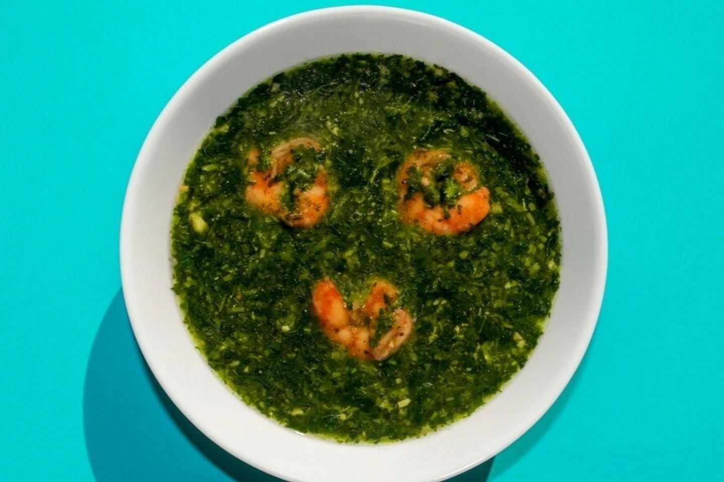 ملوخية بالجمبري