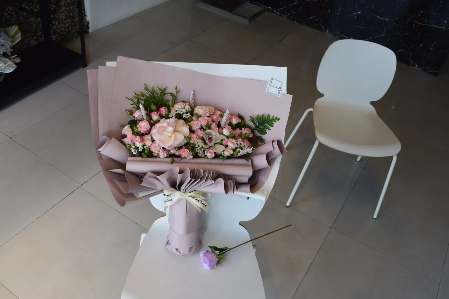 بوكية ورد طبيعي /٤٠ أ