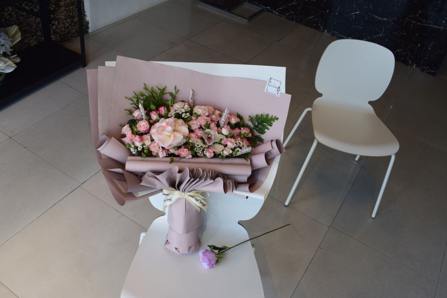 بوكية ورد طبيعي /٤٠ أ