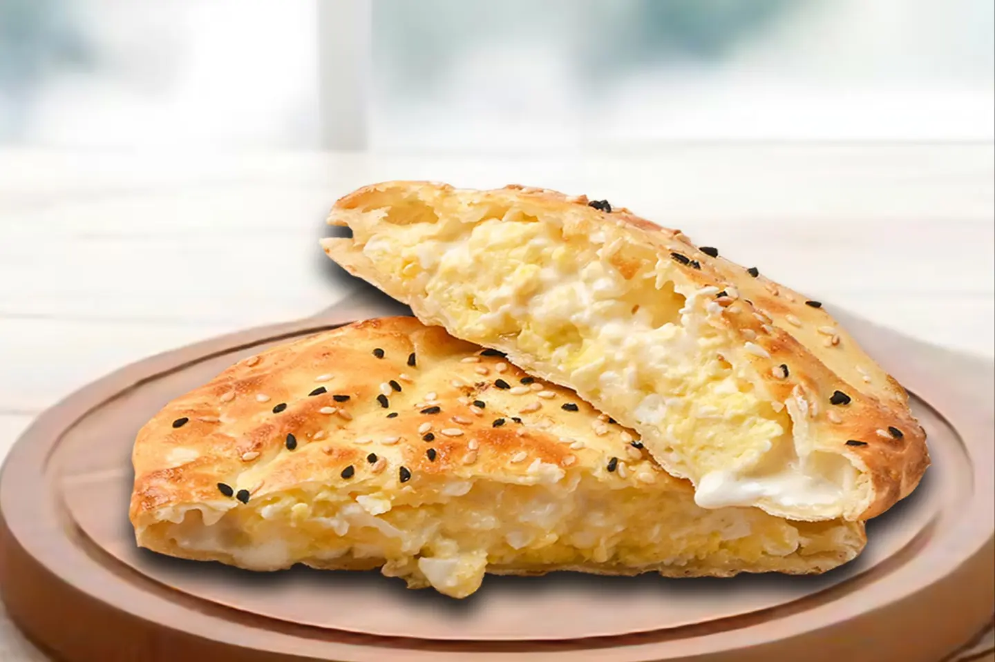 بيض مقلي جبن