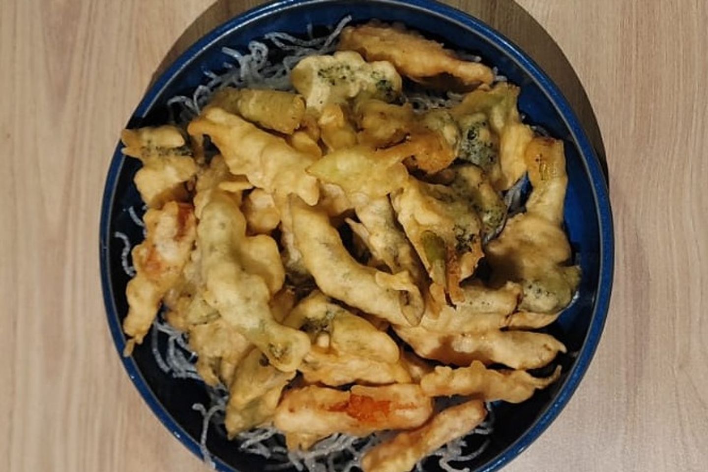 طبق تمبورا خضار