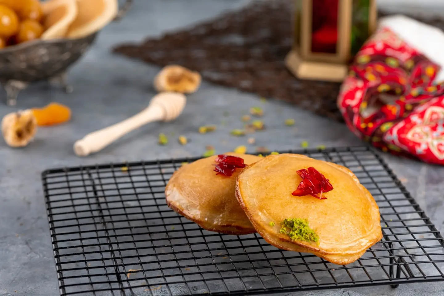 قطايف قشطة مخبوزة