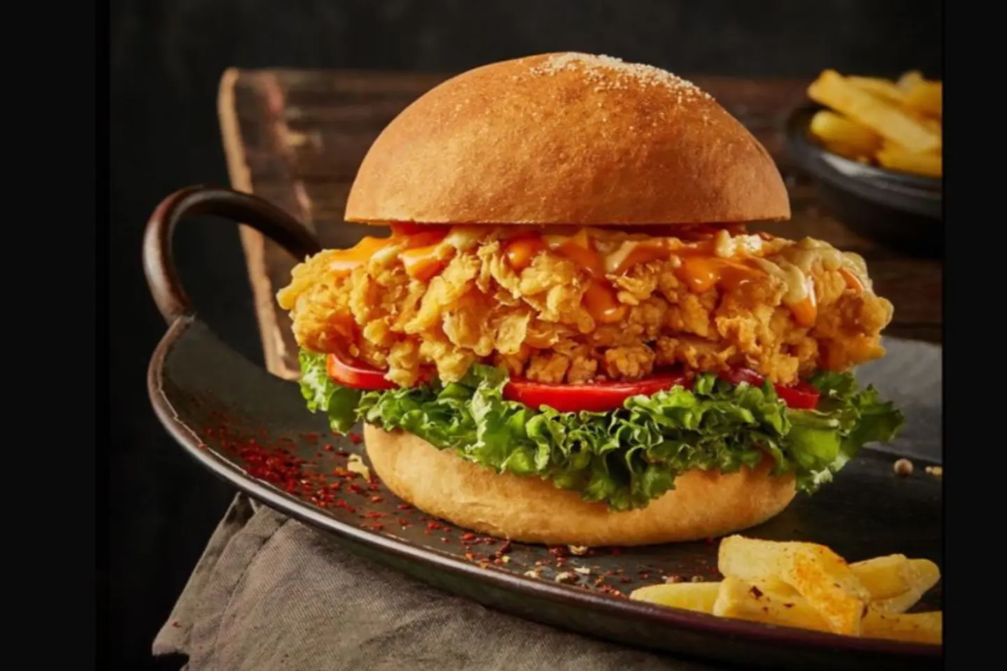 Crunchy Chicken Burger