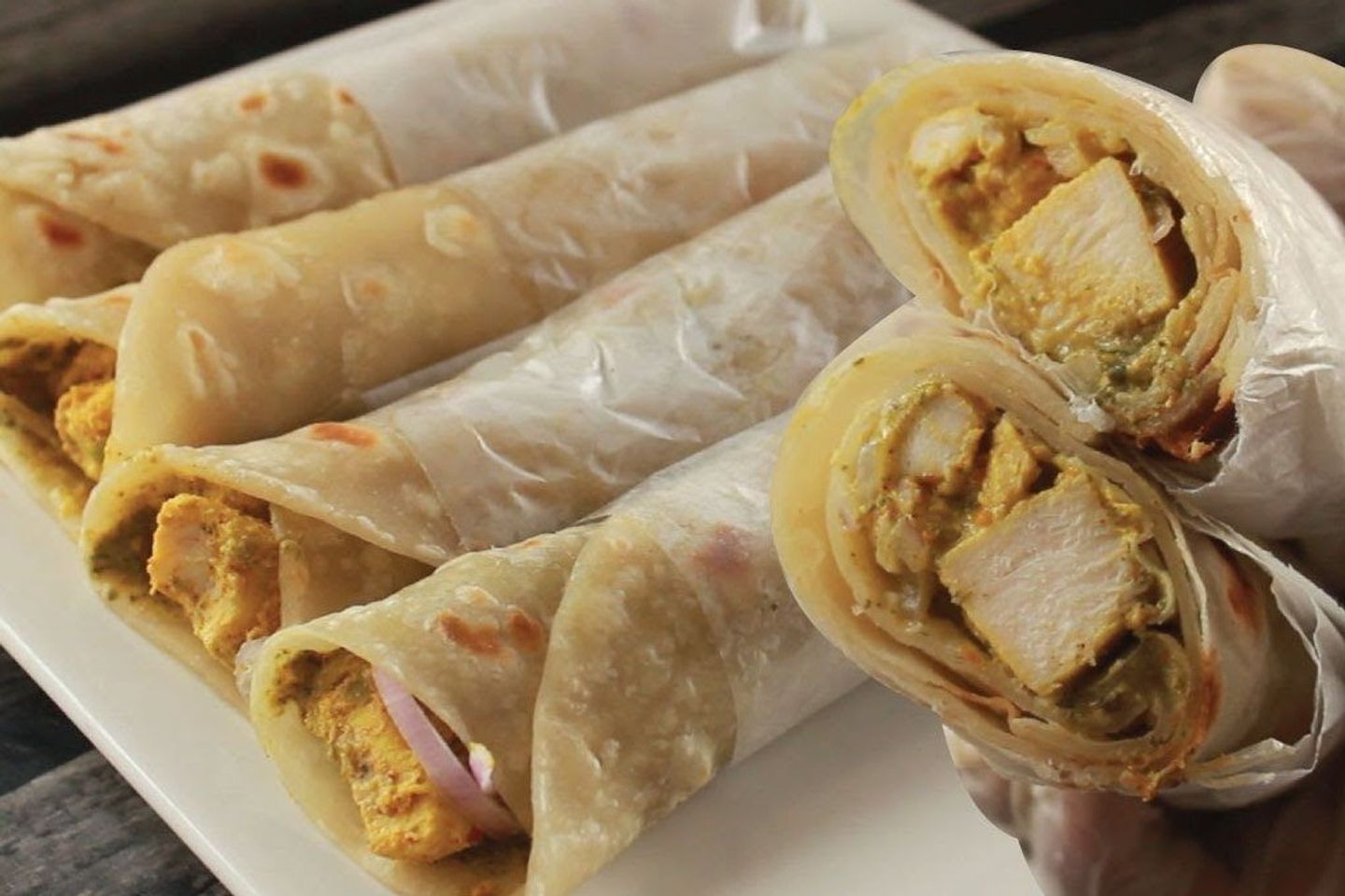 Chicken Meerath Special Roll