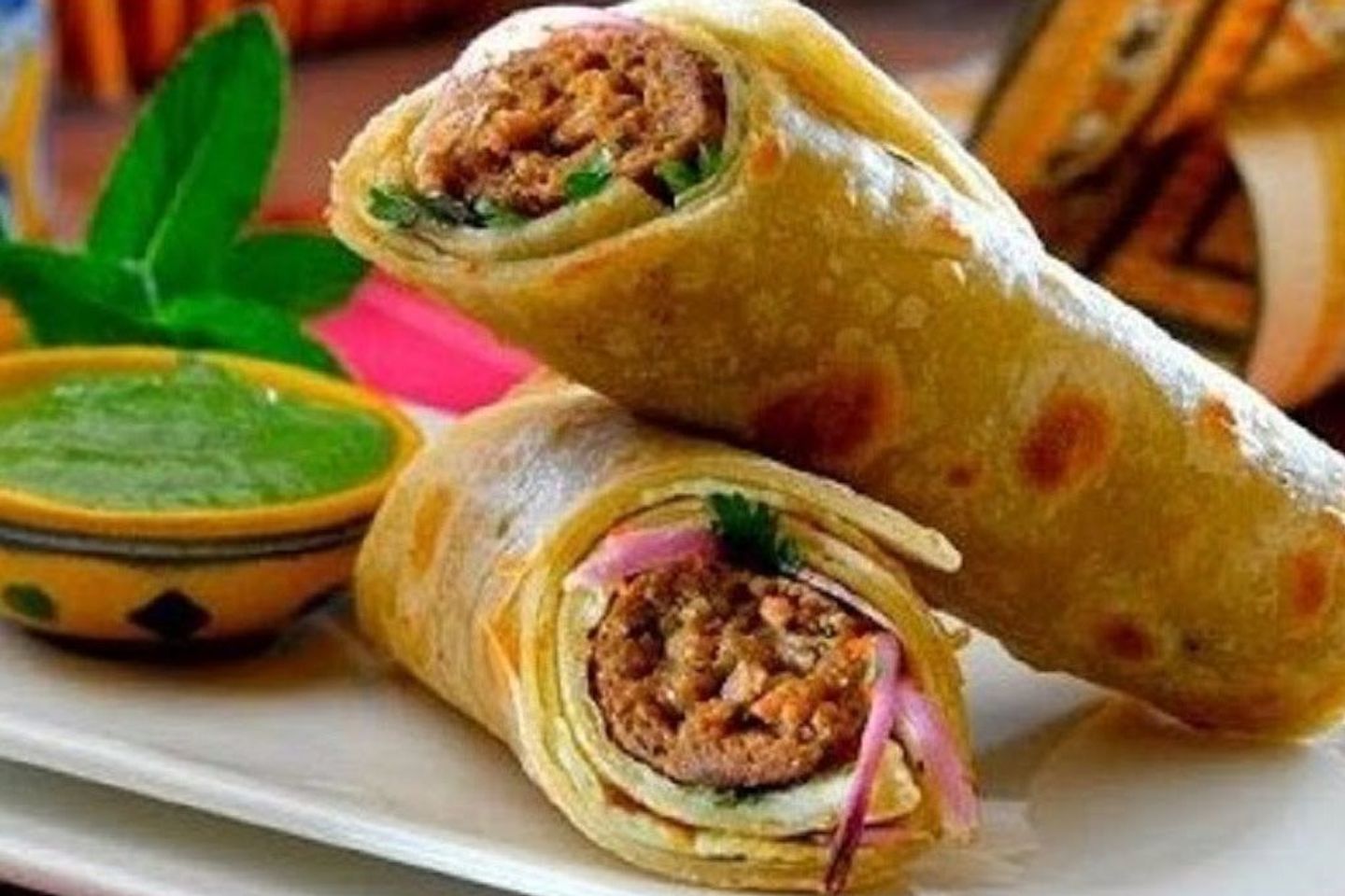 Chicken Behari Chatni Roll