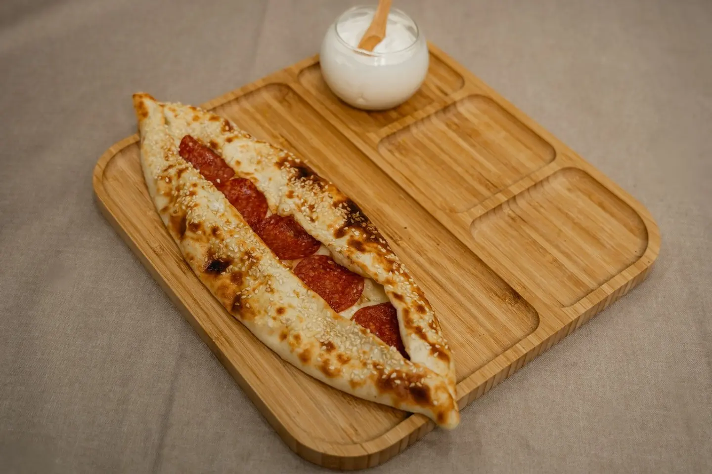 Melted Cheese And Pepperoni