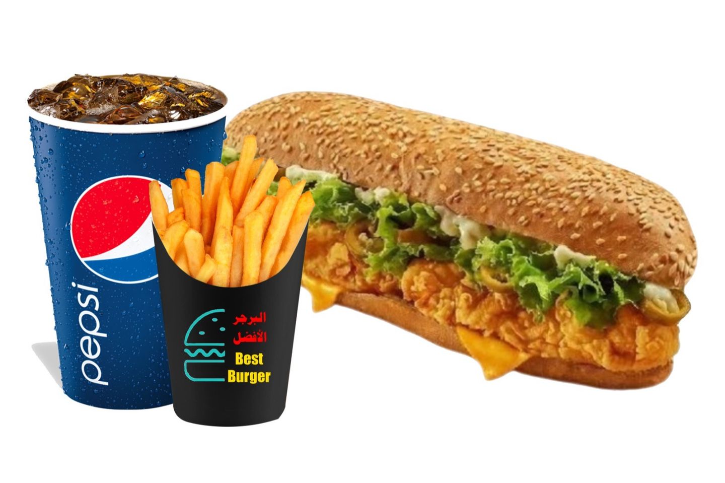 وجبة استيك سندوتش