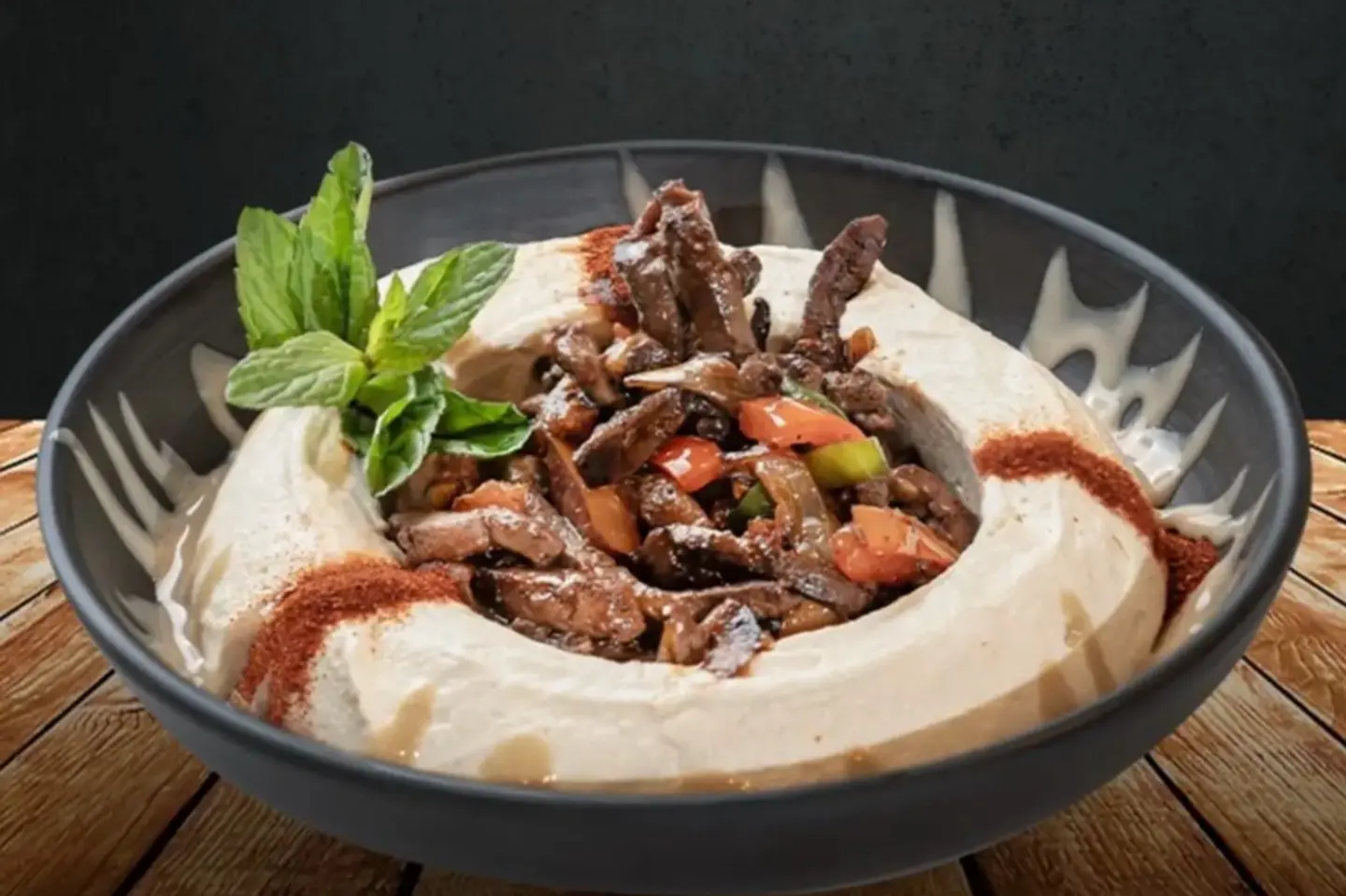 كبدة طازج بالحمص