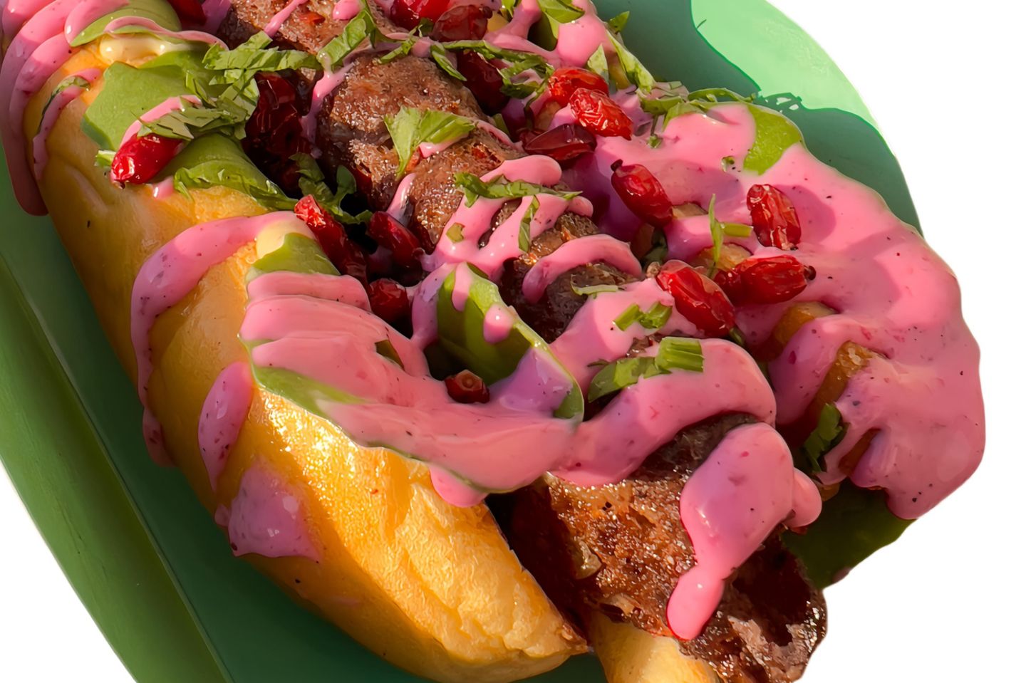 Beetroot Samoli Meat Kebab