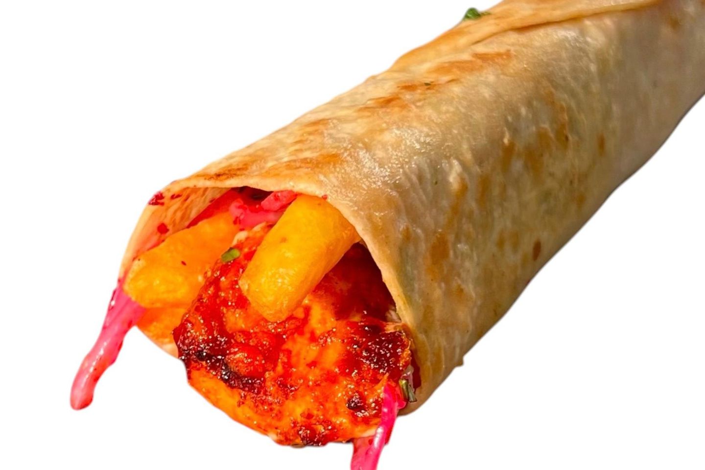 Special Chicken Shish In Saj Bread