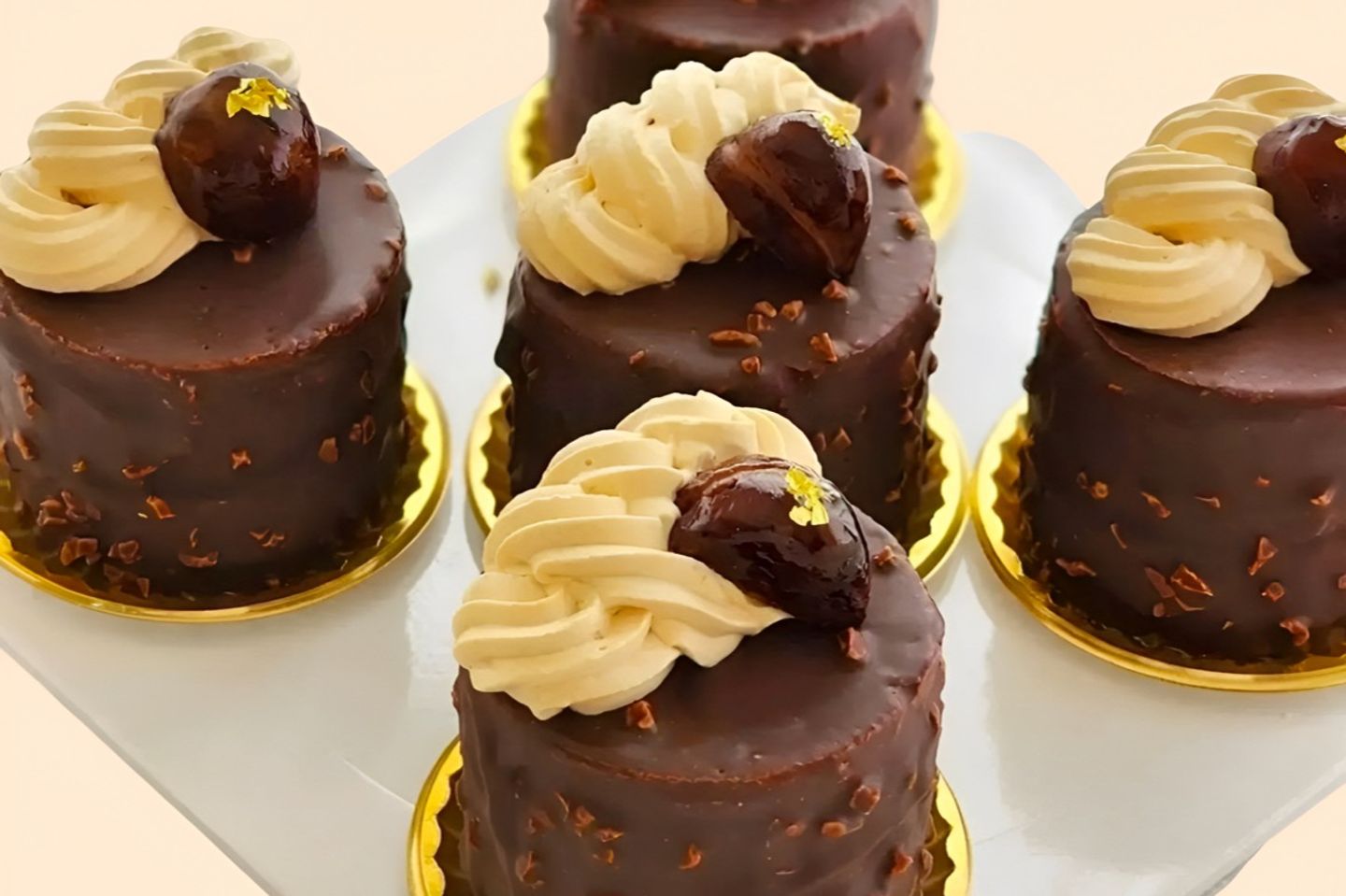 كيك روشية دائري قطعة