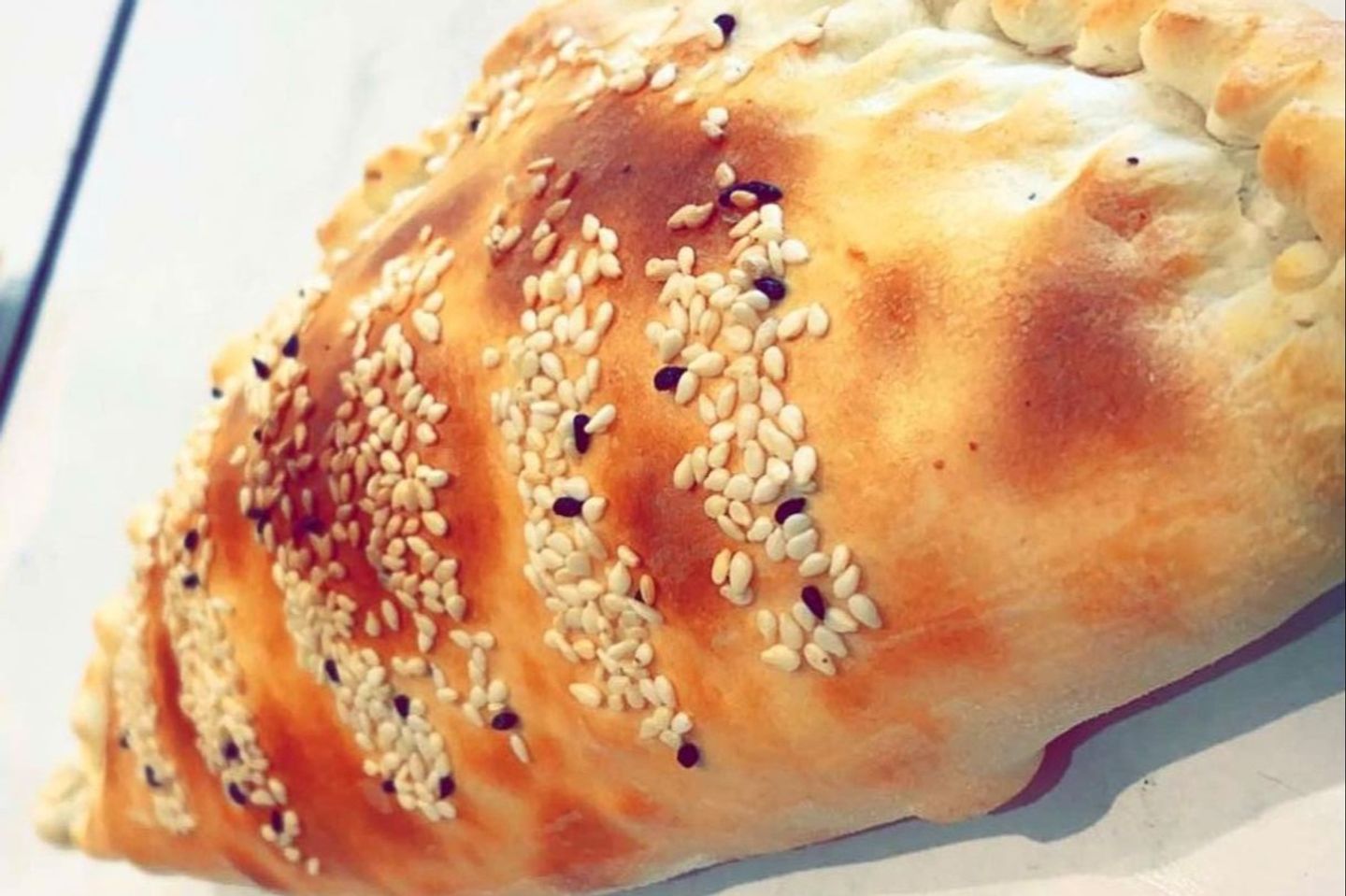 فطيرة قشقوان باللبنه
