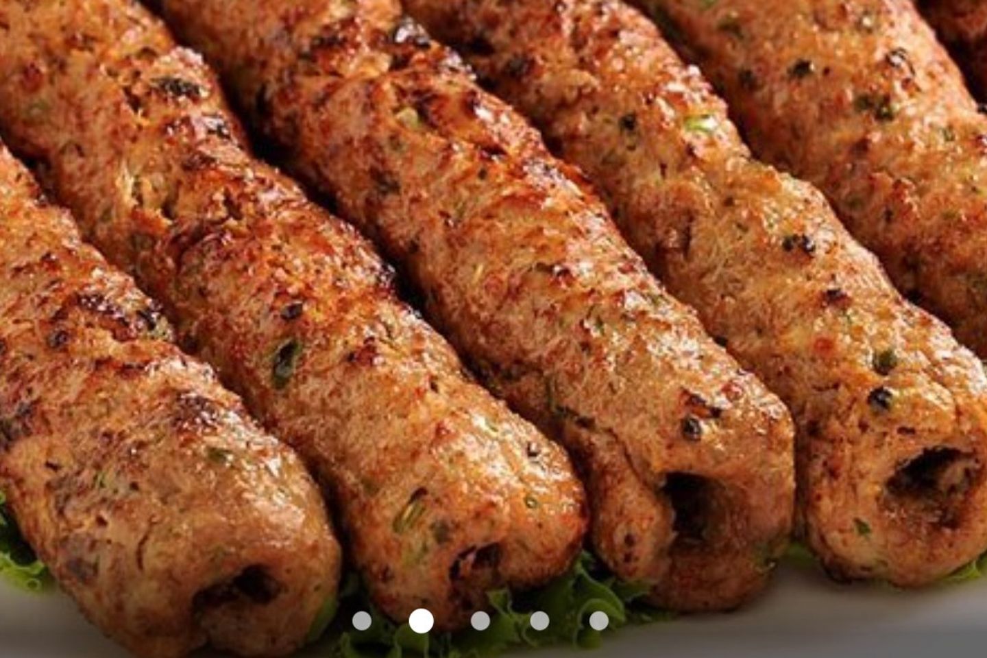 Kakori Kebab Beef 3 Pcs + 2 Romali Roti