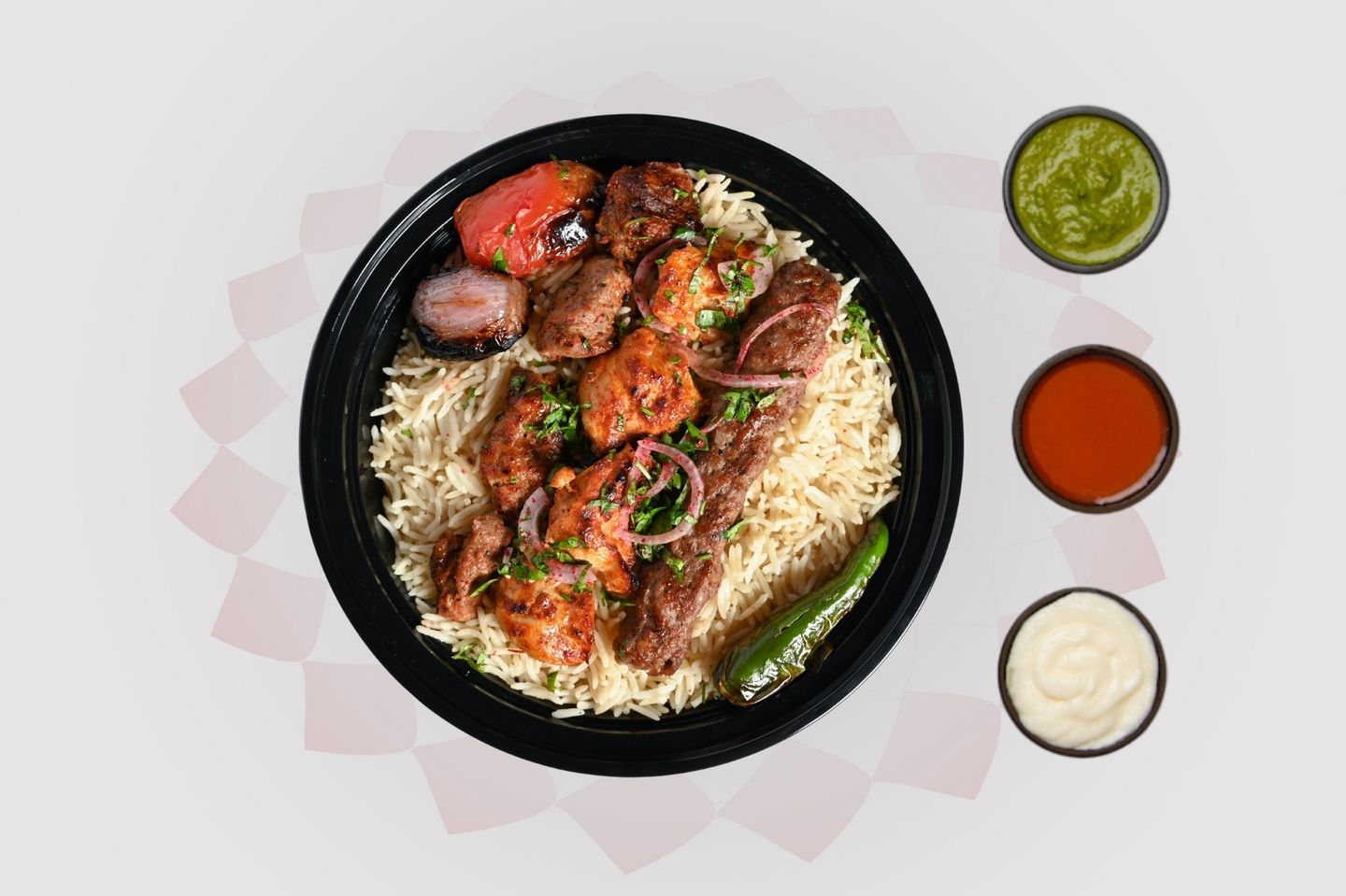 Mix Grill With Rice
