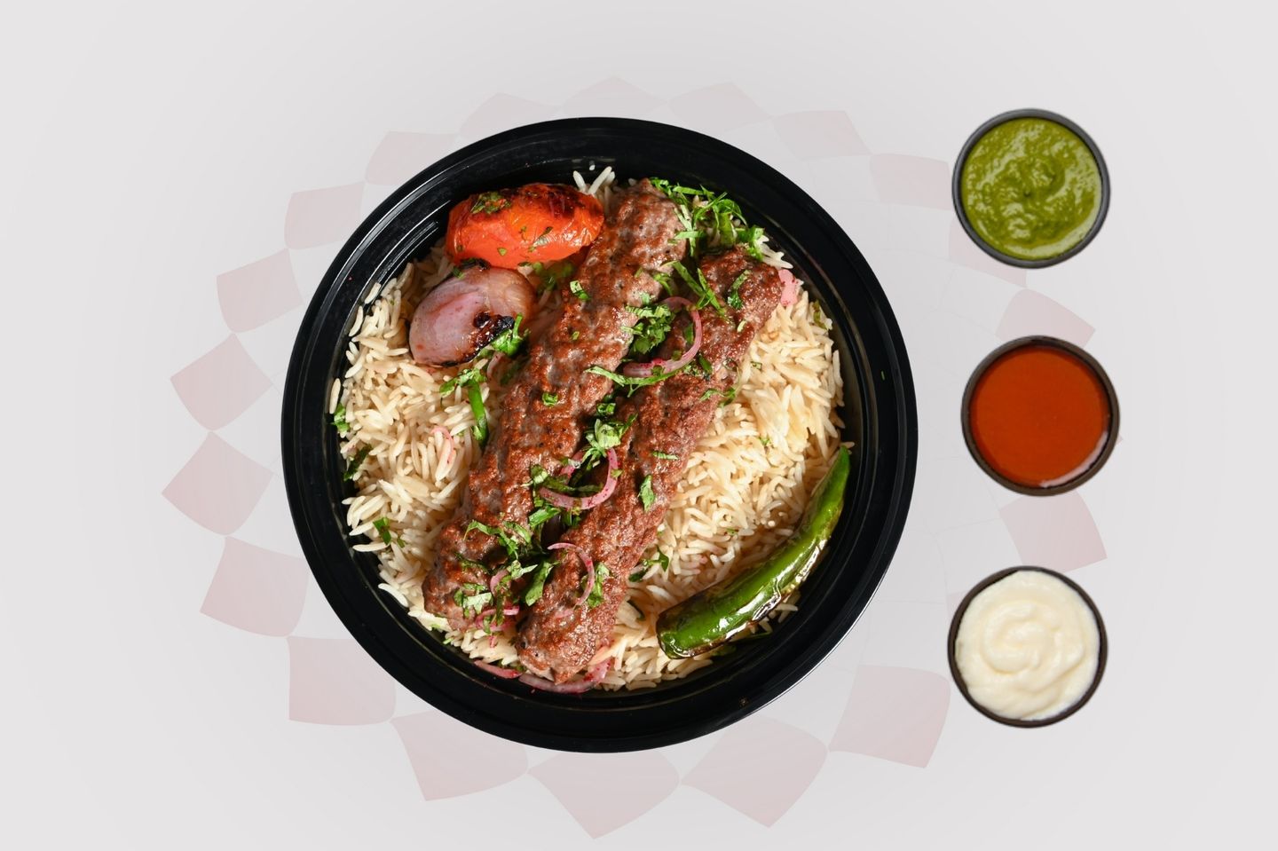 Kebab Halabi With Rice