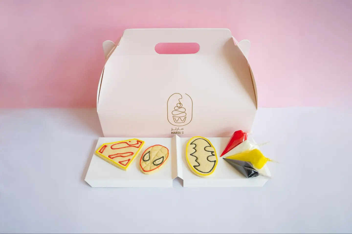 Superheroes Cookies Deco Box