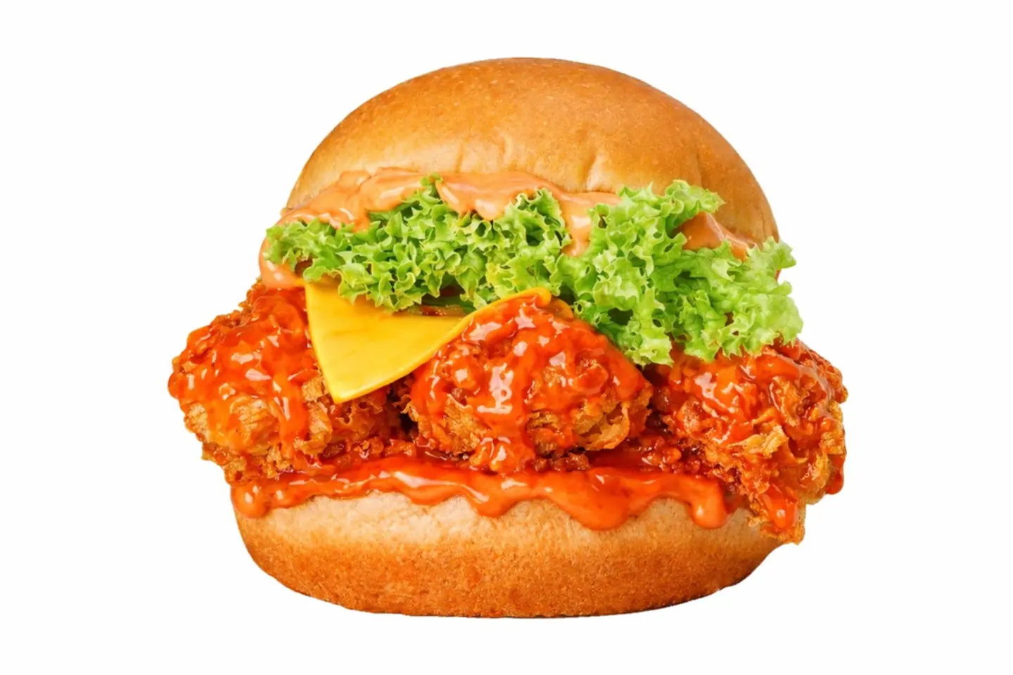 بيج كرنشي بافلو برغر