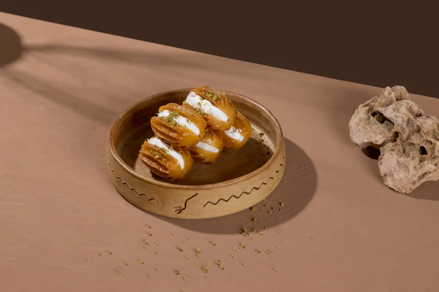 بلح الشام بالقشطة