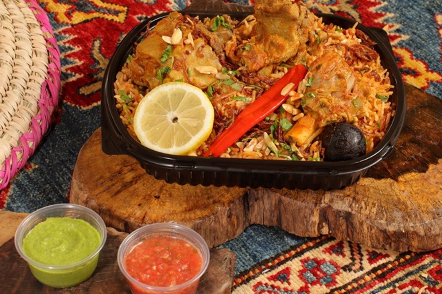 كبسة حساوي لحم
