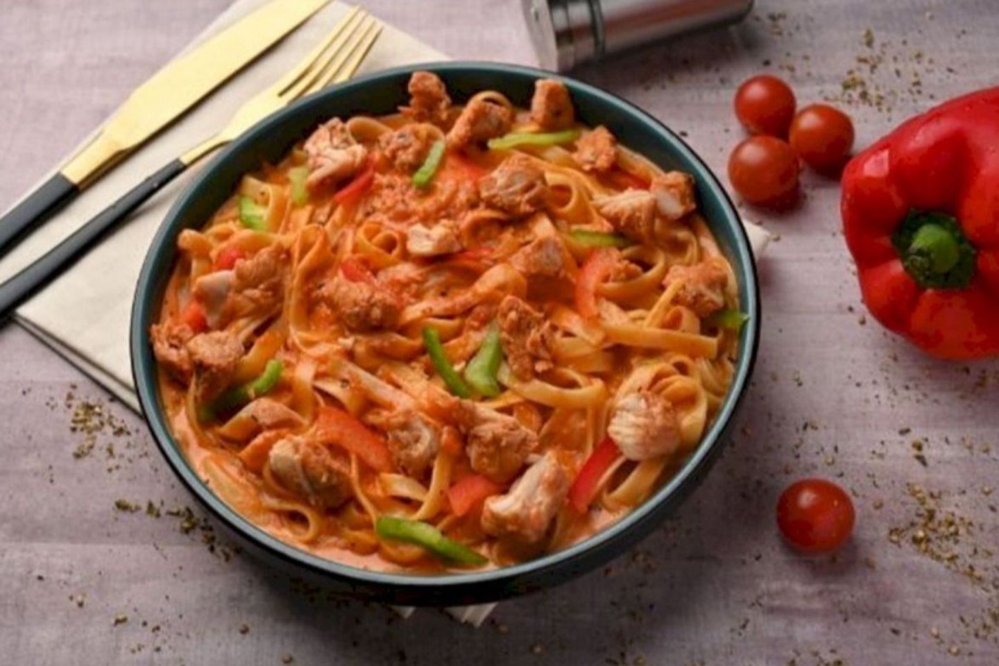 Fettuccine With Vegetables