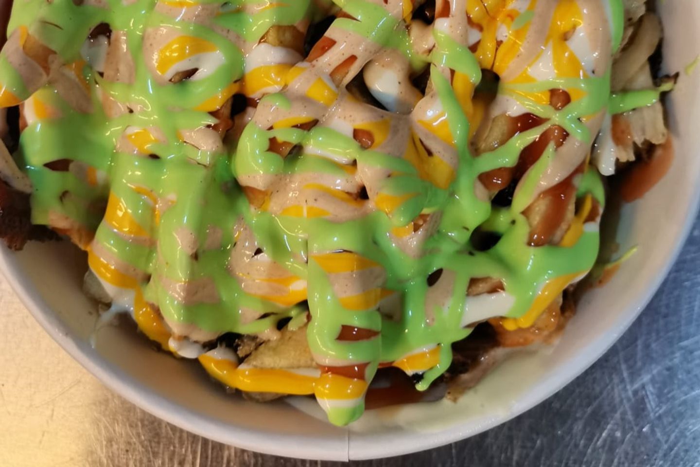 Meat Shawarma And Fries Plate
