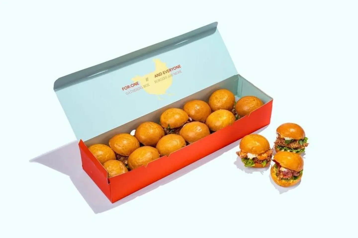 Mini Chicken Burger Box