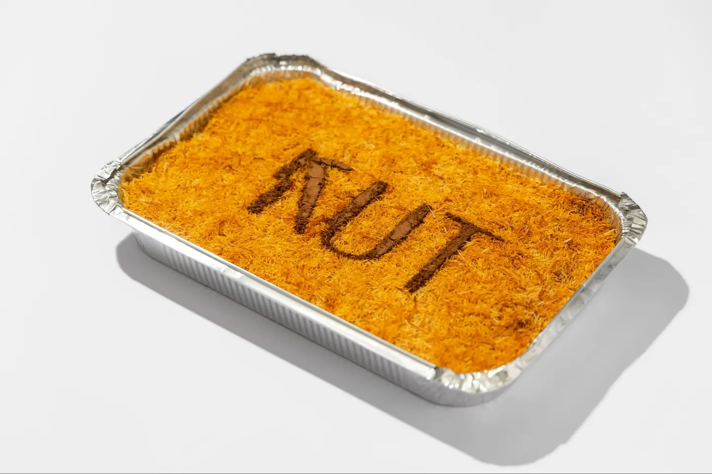 كنافة القشطة وسط