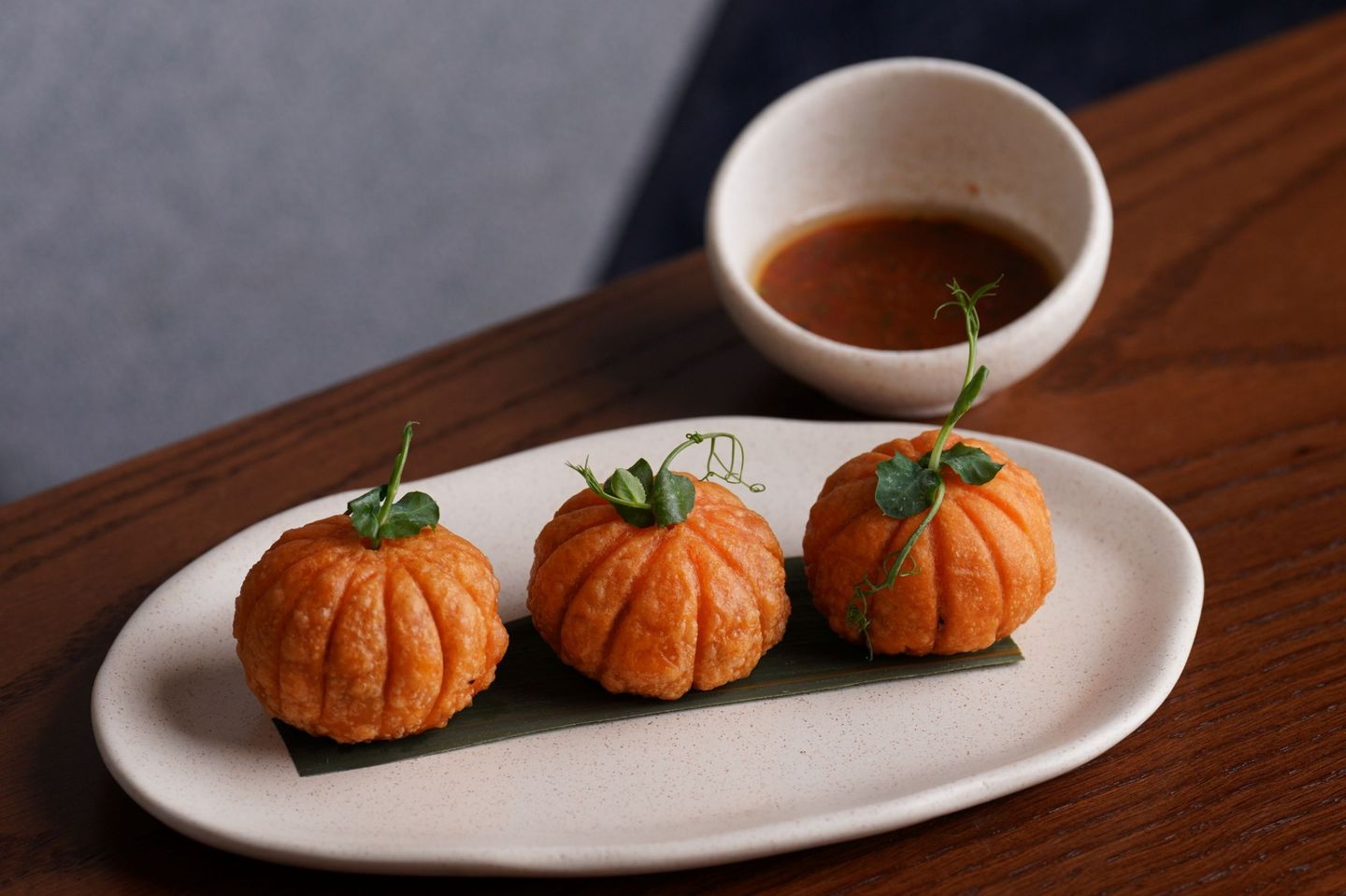 Pumpkin Beef Dumpling