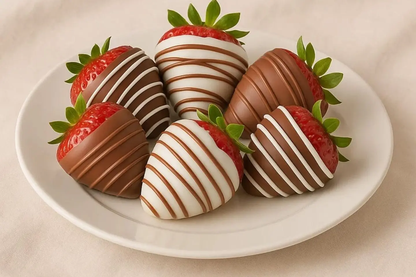 Chocolate Strawberry Slices - Five Pieces