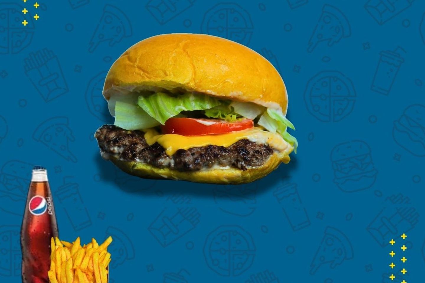 Classic Camel Burger Meal