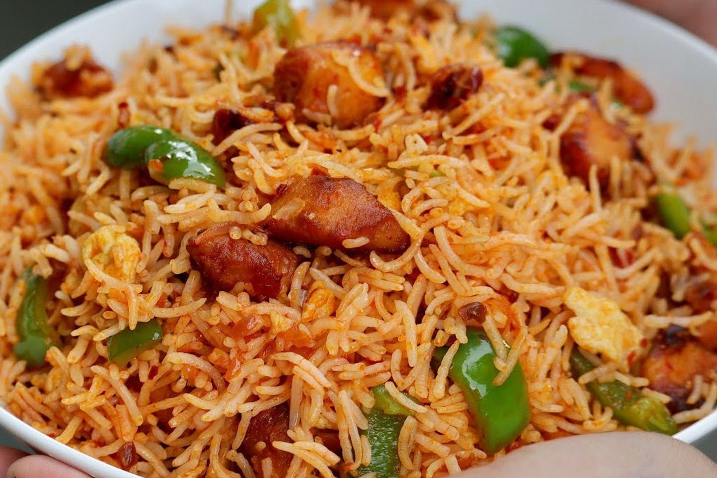 Chicken 65 Fried Rice Boneless