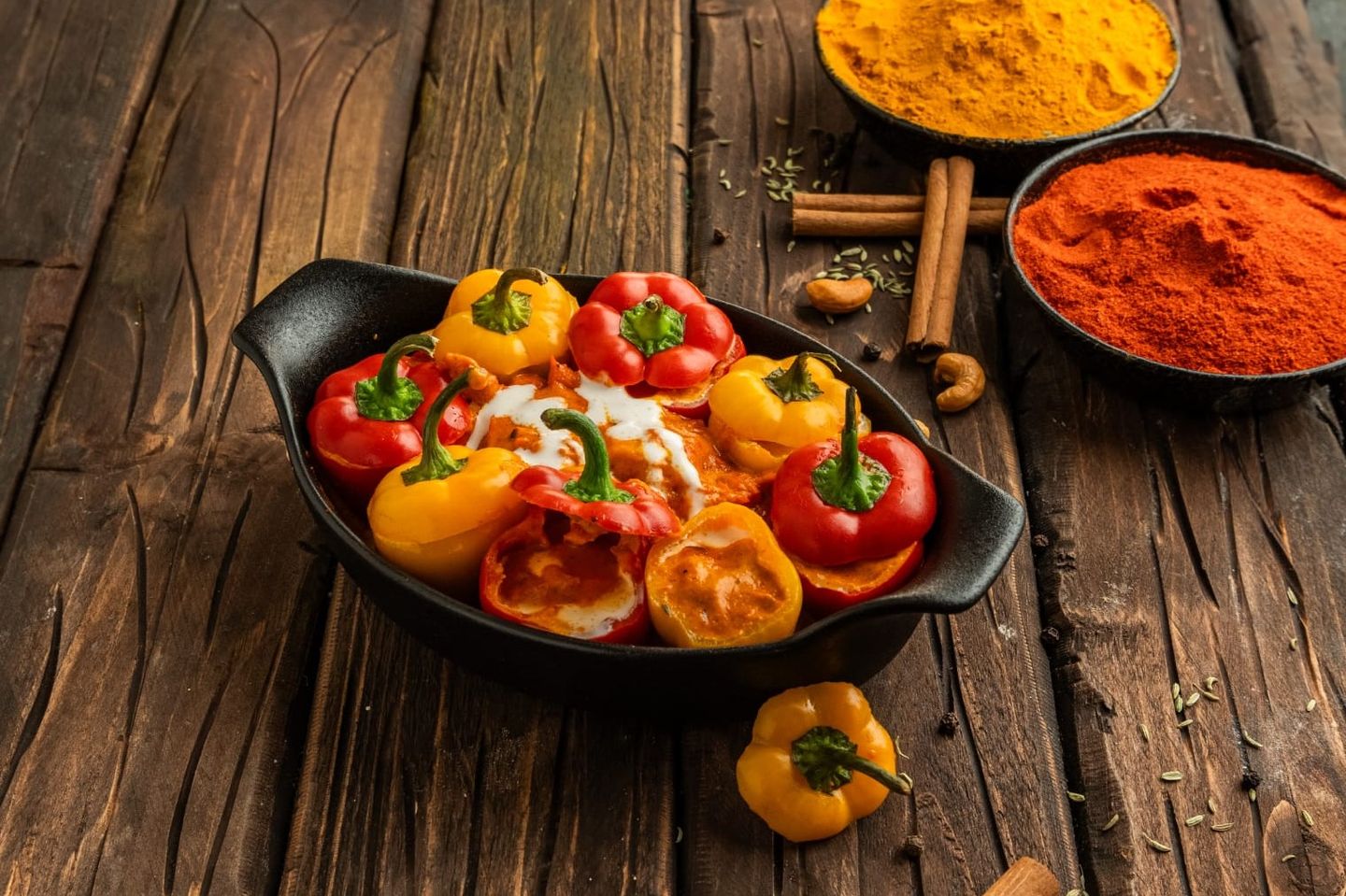 فلفلة الدجاج بالزبدة