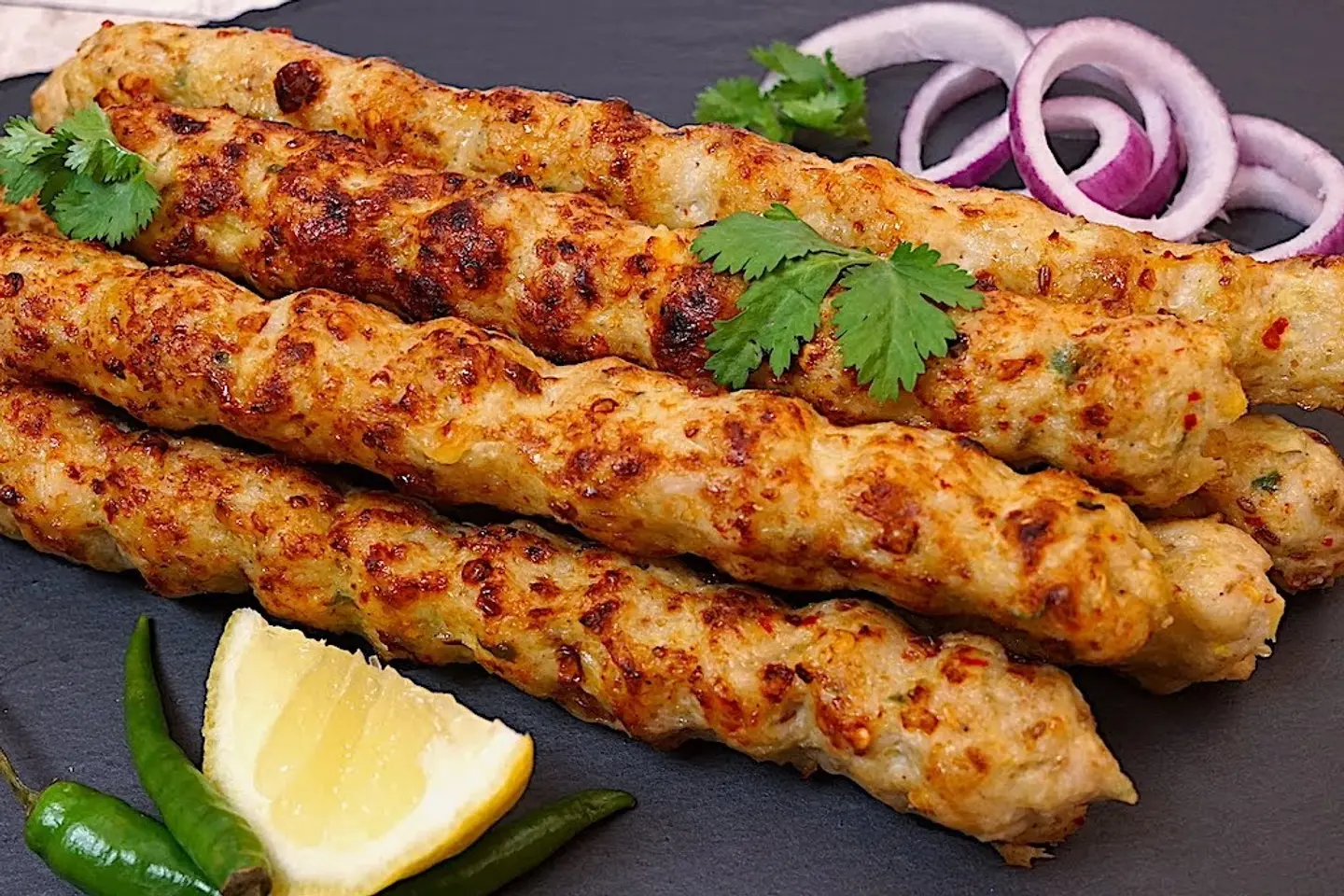 دجاج كباب ريشمي