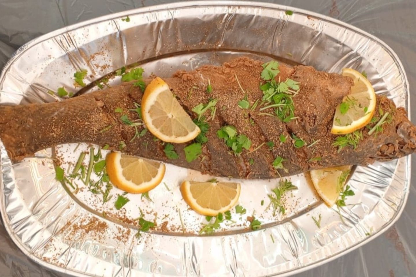 سمك شماهي مقلي جامبو
