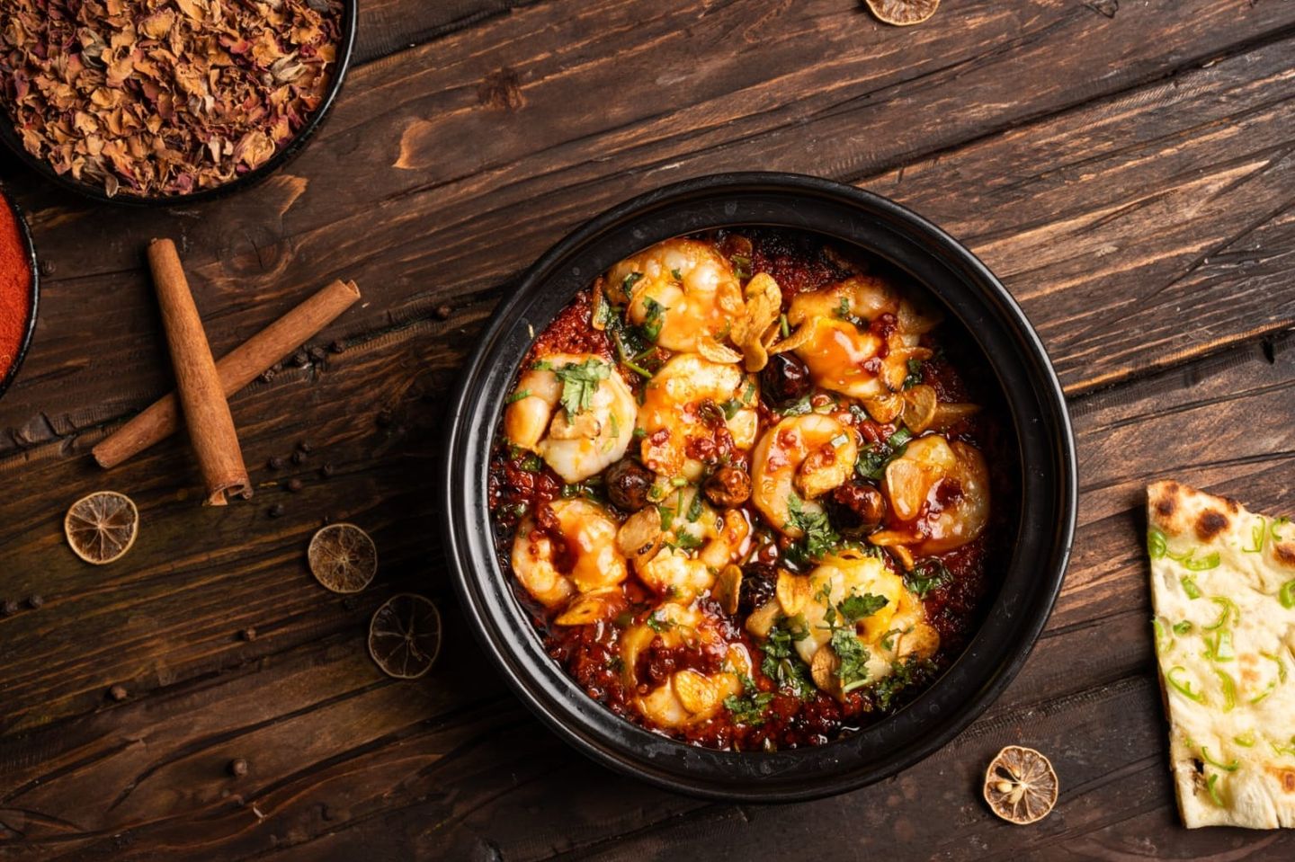 Special Naan Shrimp