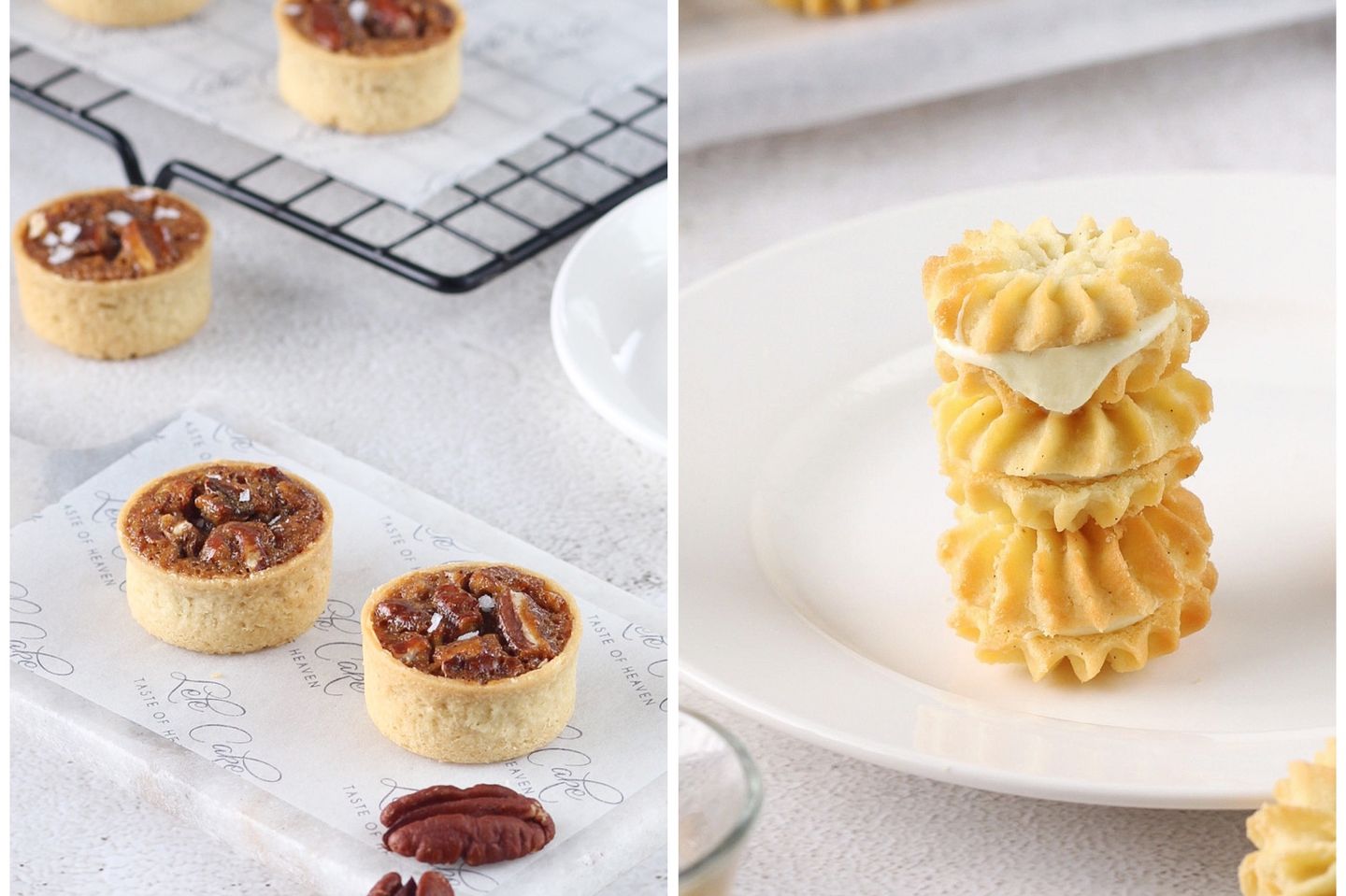Mix Box   Petit Four And Peacan Tart