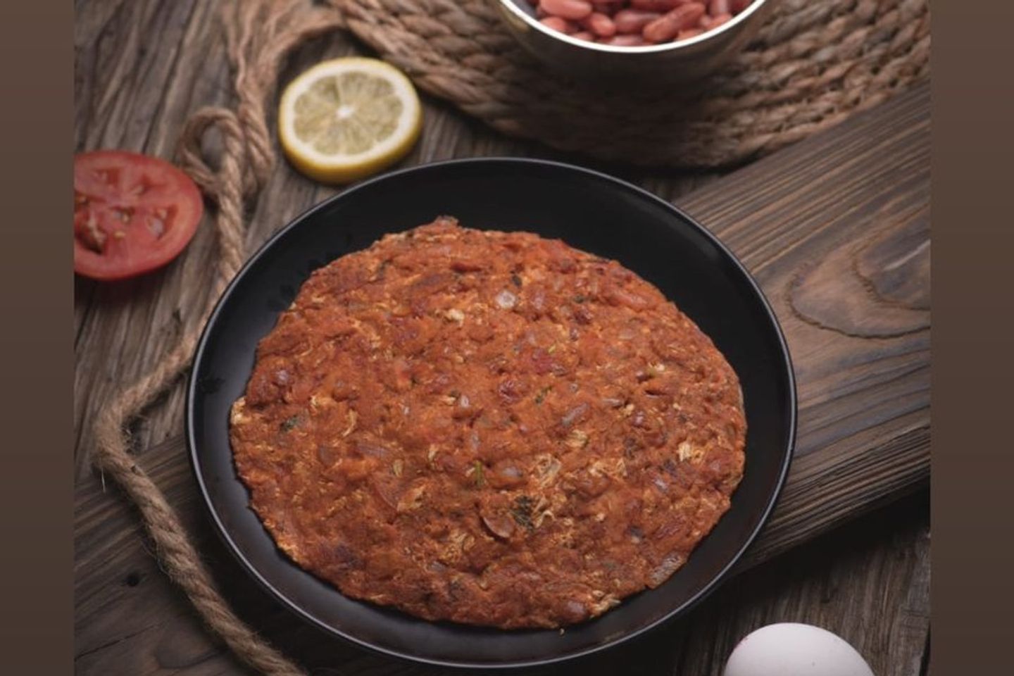 فاصوليا مع بيض