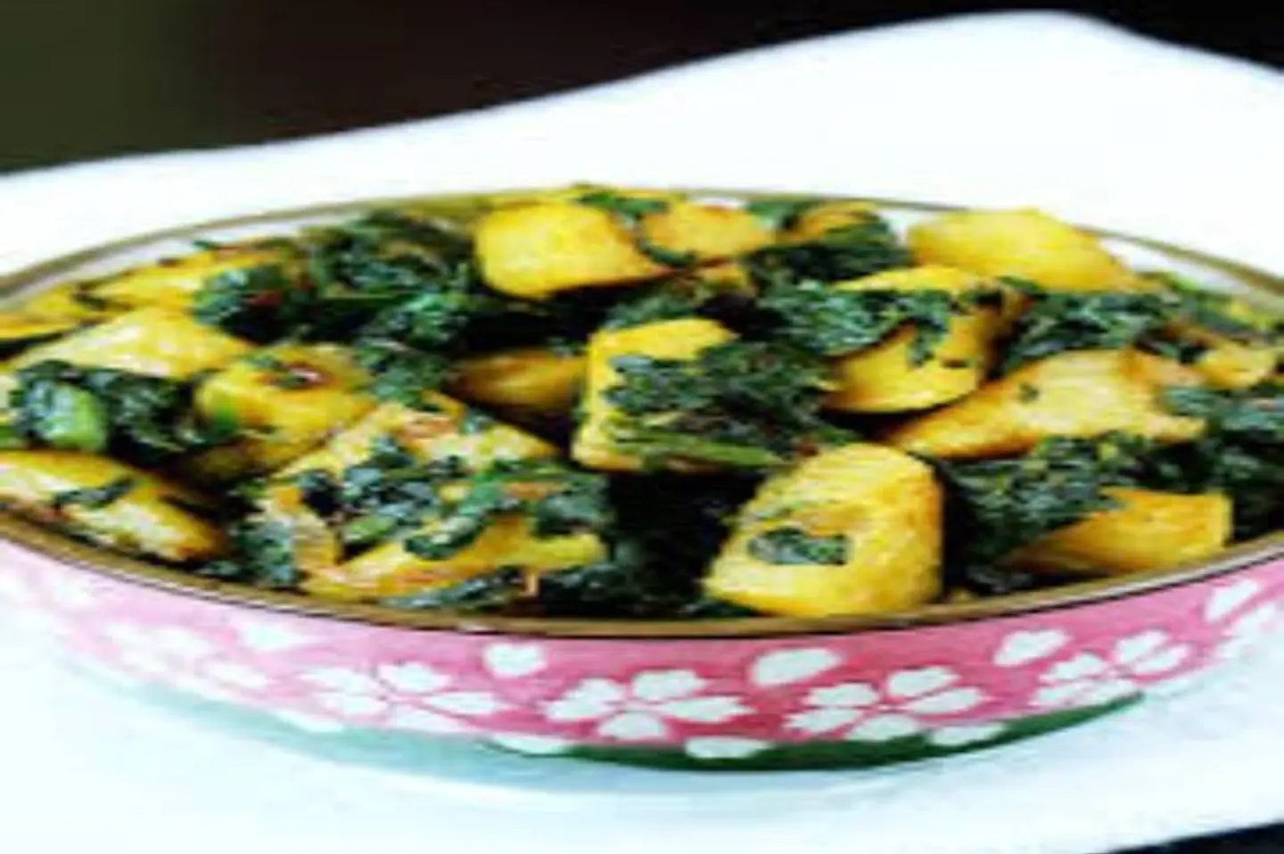 Potatoes With Spinach
