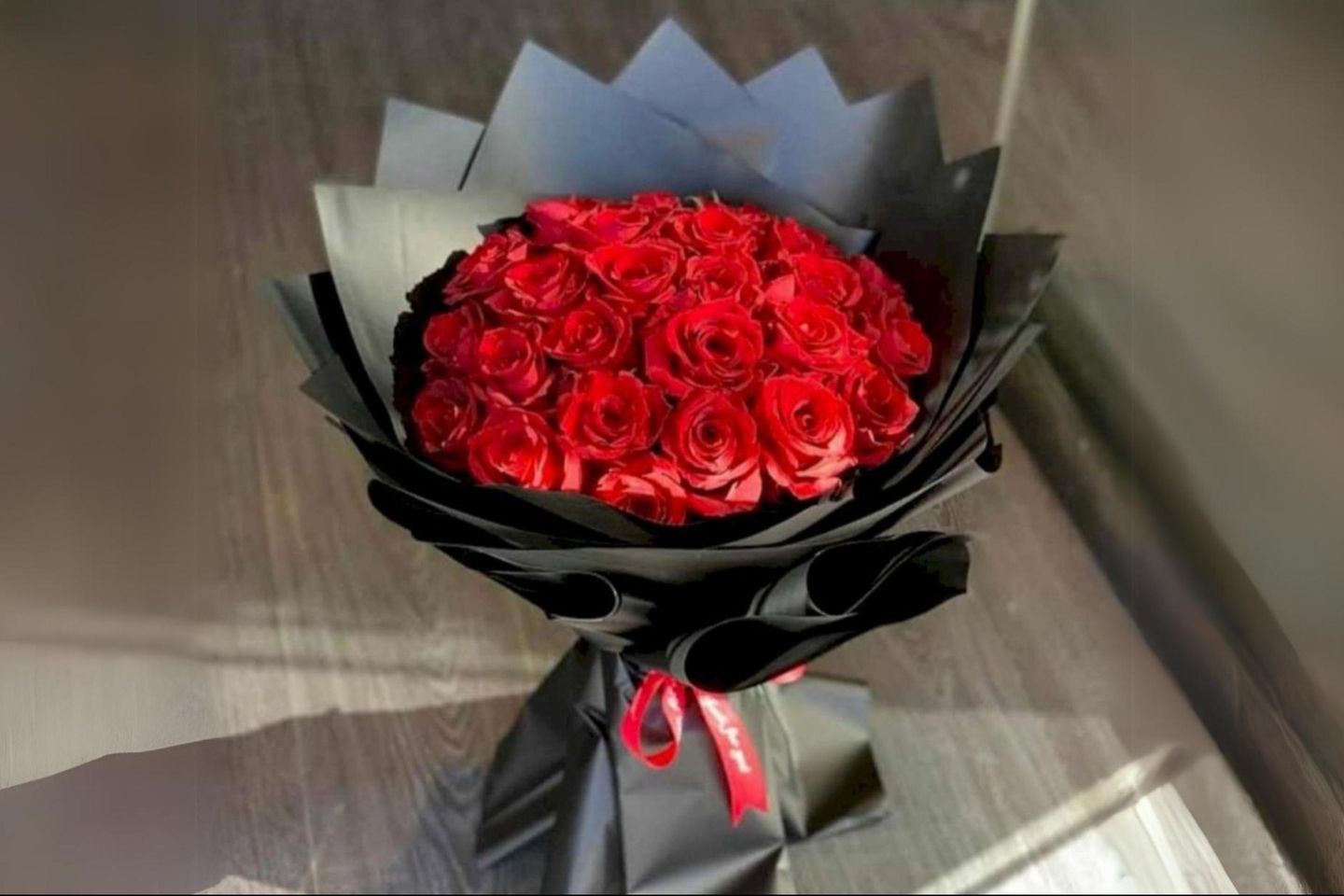 بوكيه احمر جوري