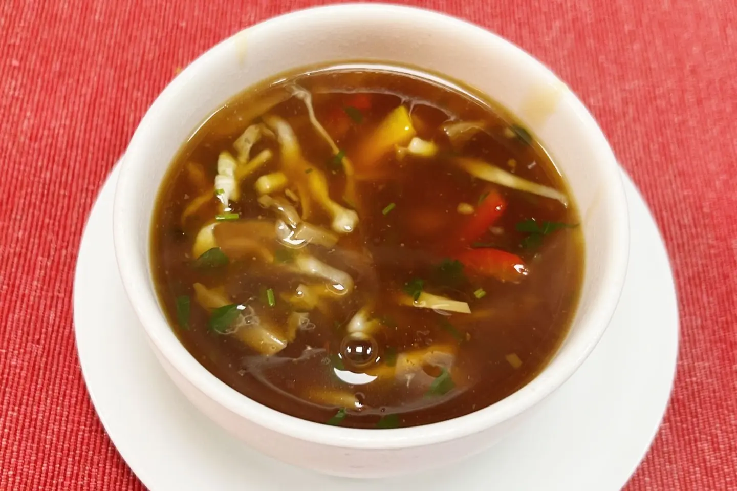 Vegetable Hot And Sour Soup