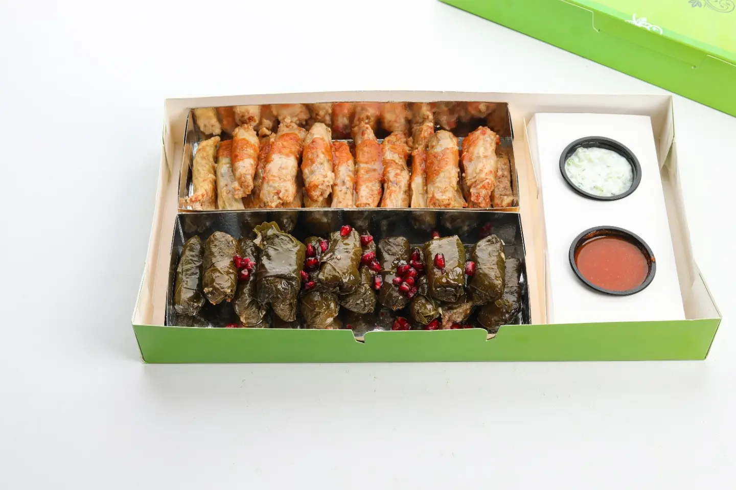 Box Of Grape Leaves And Cabbage