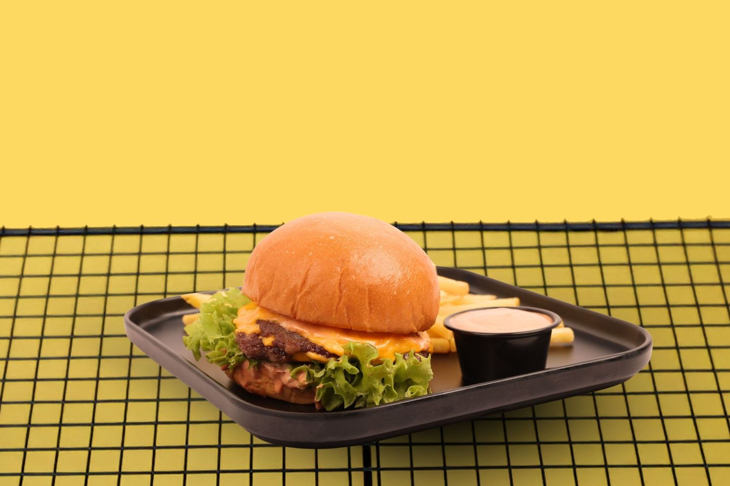 Smashed Double Cheese Burger