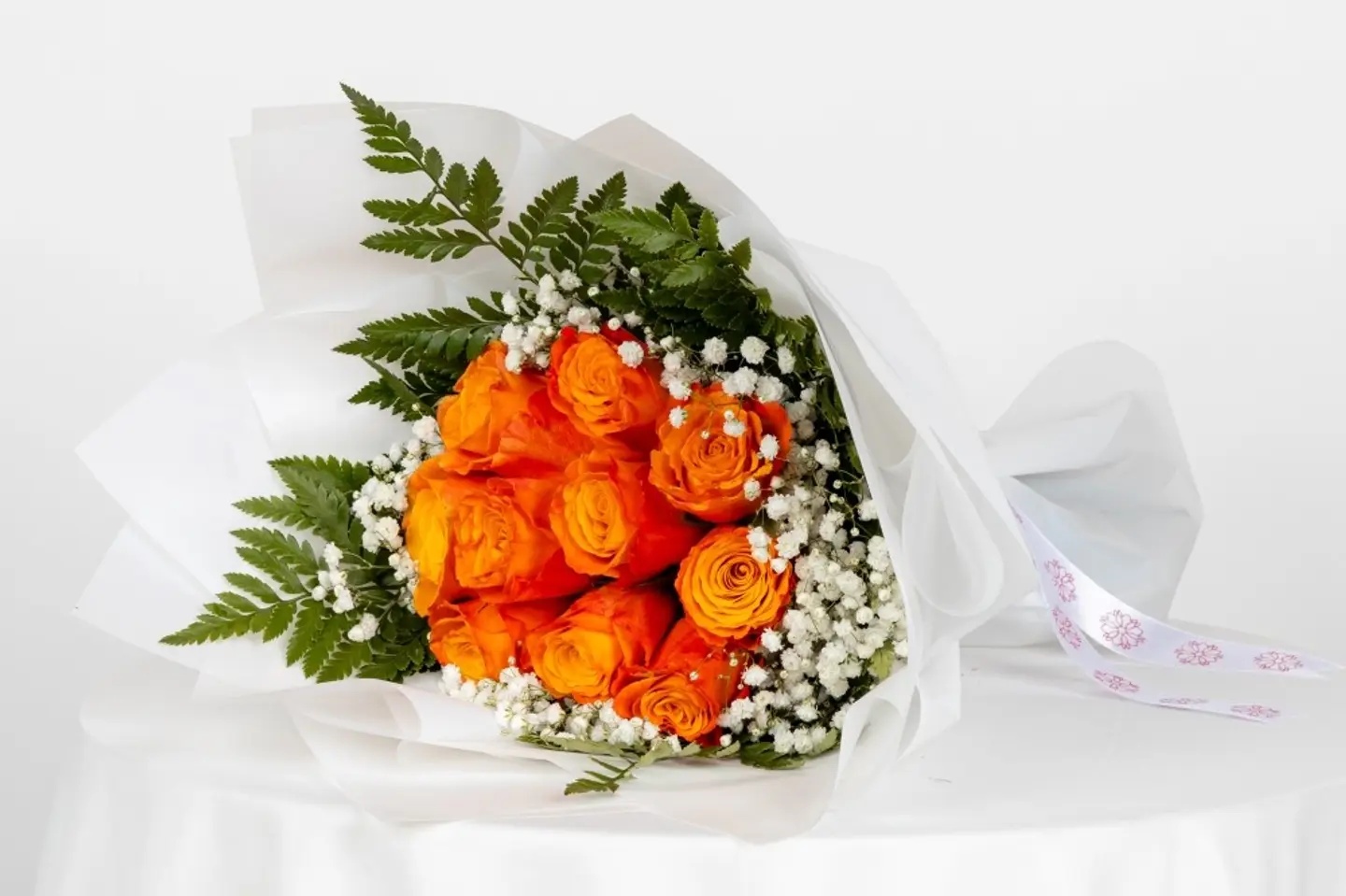 باقة الجوري البرتقالي ا - باقة الجوري البرتقالي ا