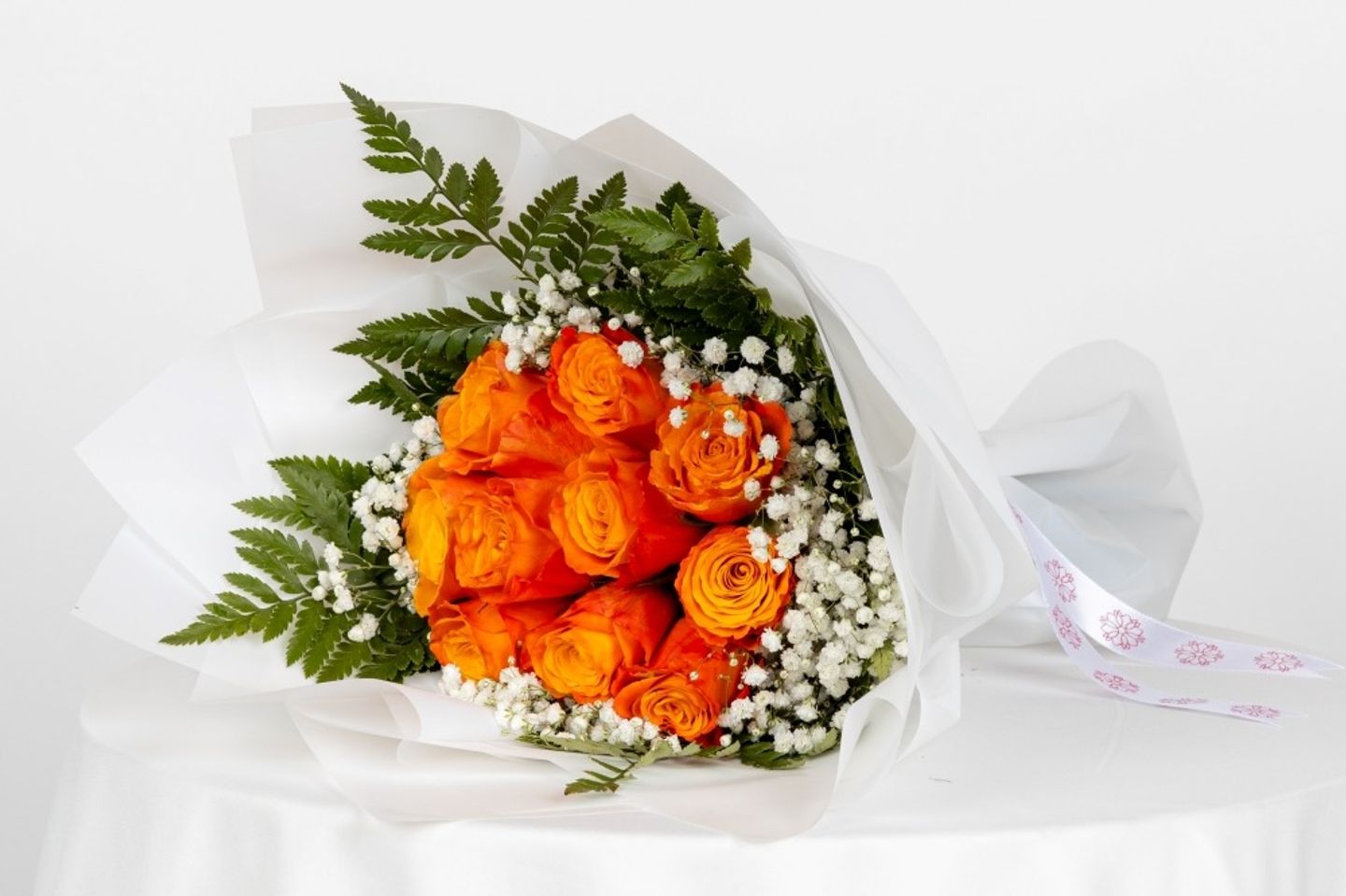 A Bouquet Of Orange Roses 10 - A Bouquet Of Orange Roses 10