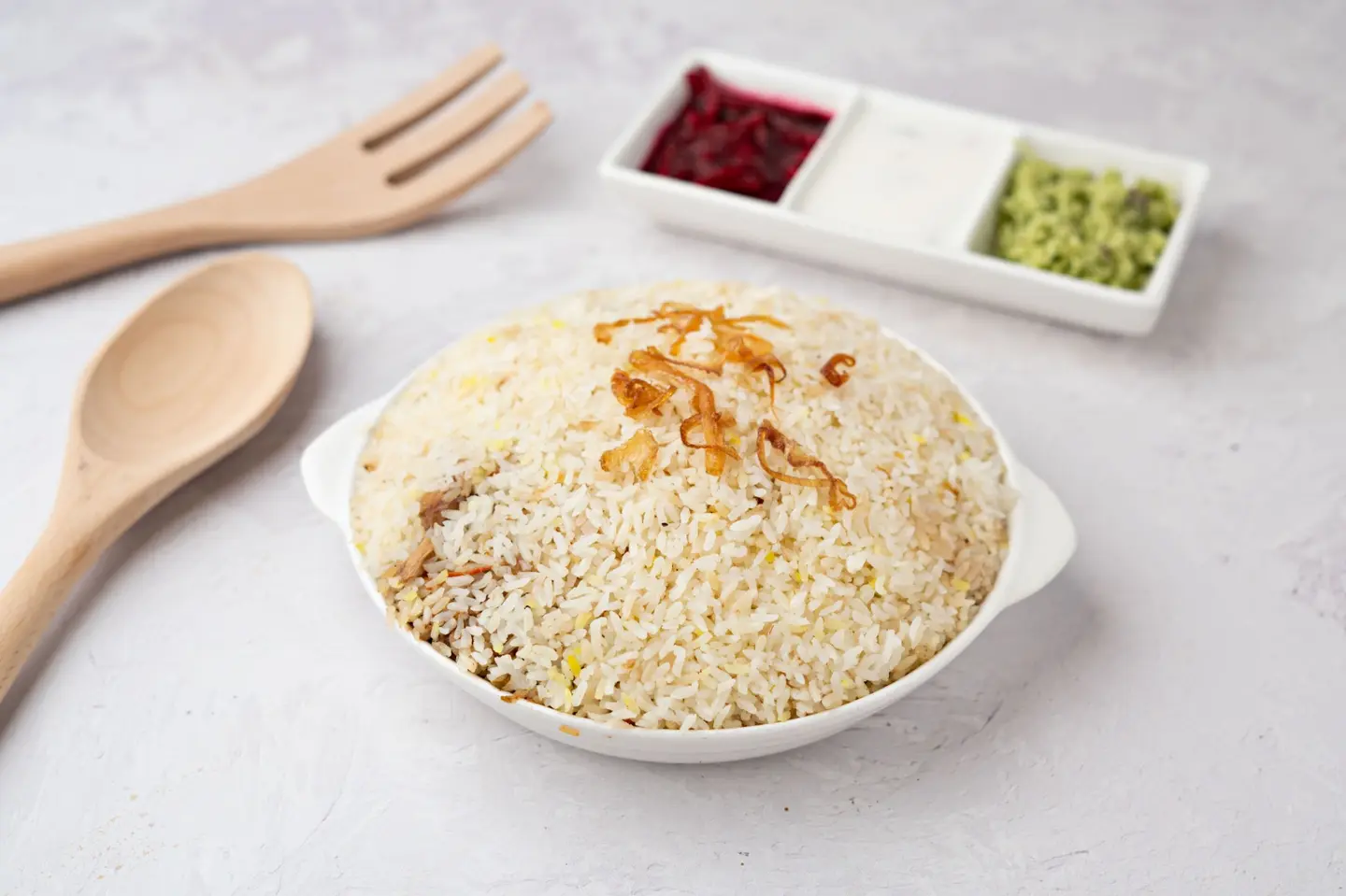 دجاج دوم برياني - حاوية بلاستيكية