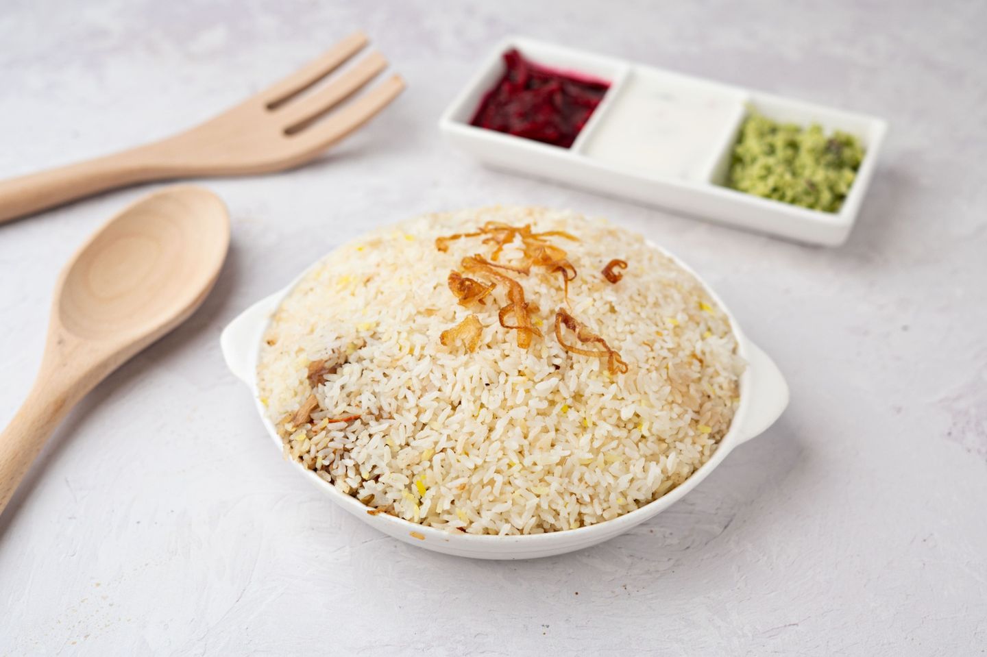 دجاج دوم برياني - حاوية بلاستيكية