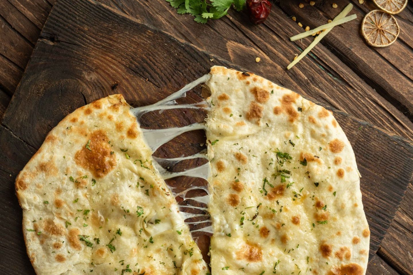 Naan Stuffed With Cheese