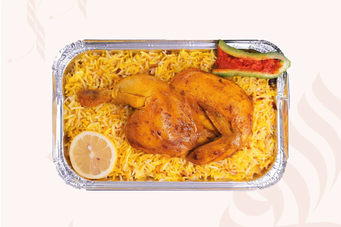 نصف دجاجة مندي