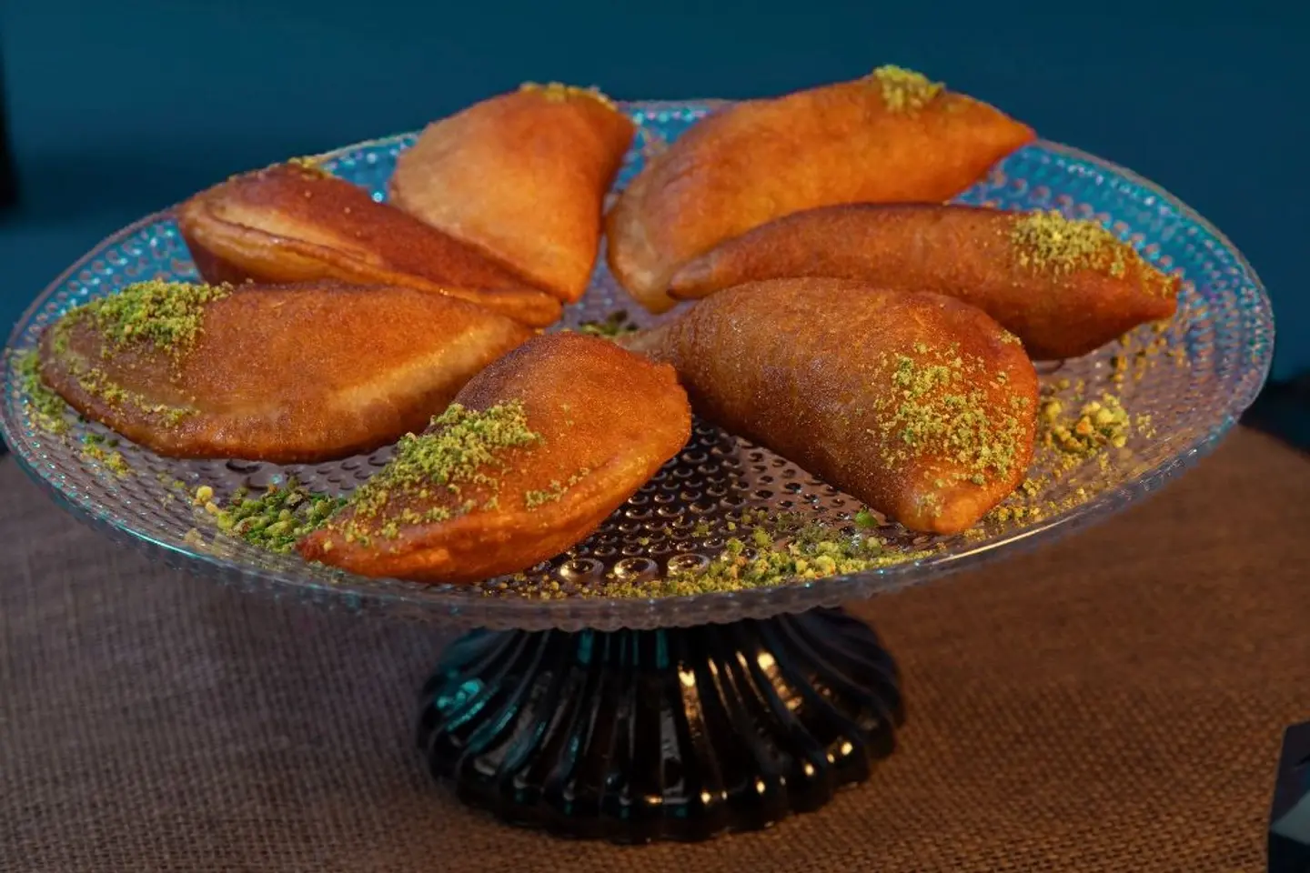 صحن قطايف قشطة